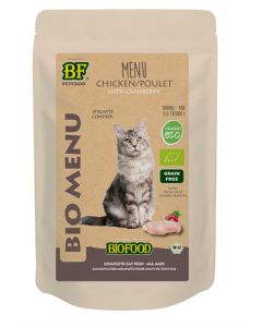 Biofood organic kat kip menu pouch