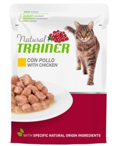 Natural trainer cat adult chicken pouch