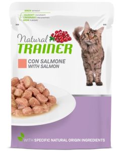 Natural trainer cat mature salmon pouch