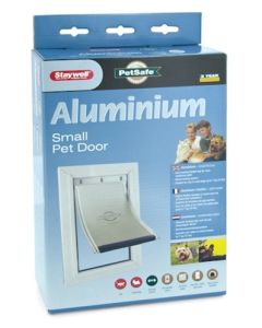 Petsafe kattenluik tot 7 kg aluminium wit