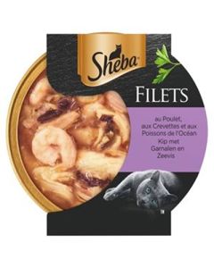Sheba filets kip / garnaal / oceaanvis in saus