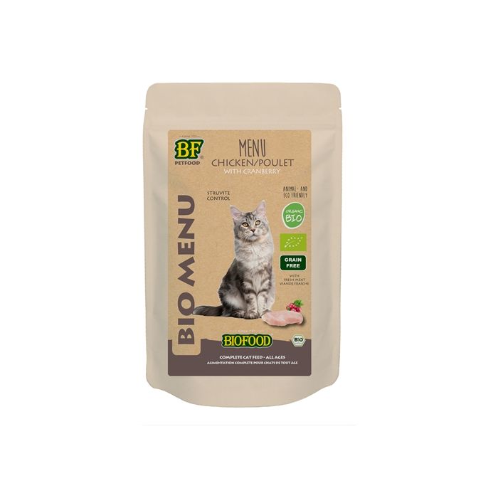 Biofood organic kat kip menu pouch