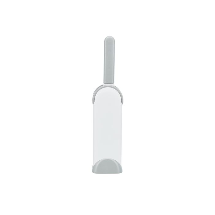 Trixie harenpluizenborstel met reinigingsstation wit / grijs