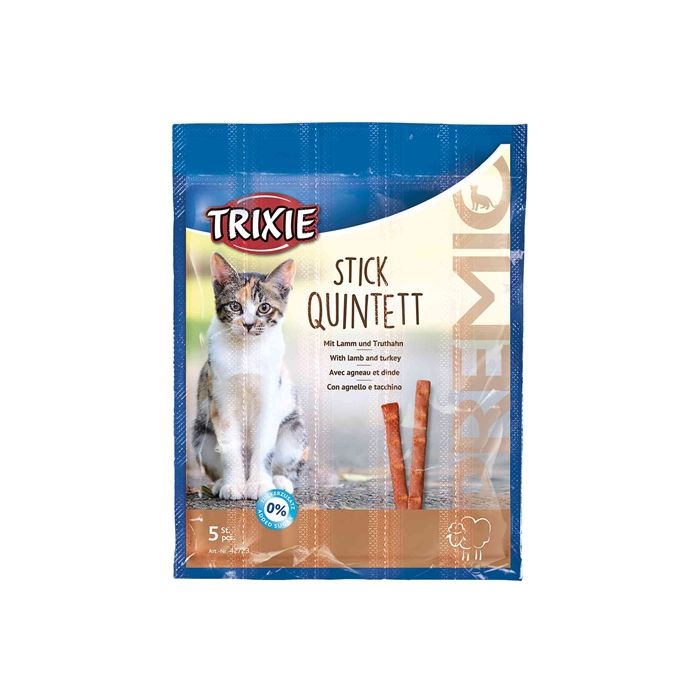 Trixie premio stick quintet gevogelte / lever